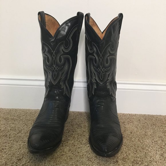 Tony Lama Other - Tony Lama Men's Nacogdoches Teju Lizard Cowboy Boots